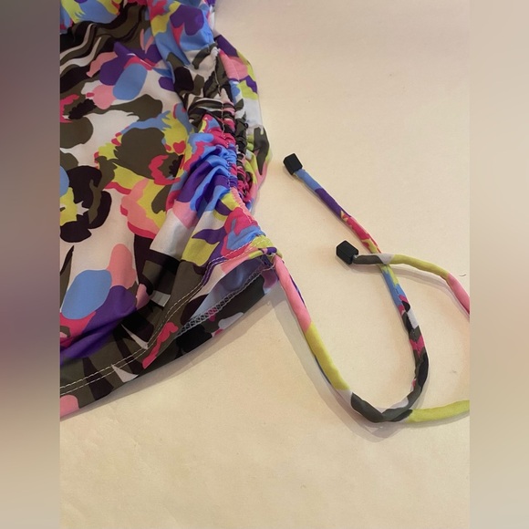 BAR III Women's Paradise Garden Drawstring Caftan Swim Cover Up Size Large NWT - Picture 10 of 10